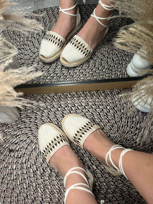 Alpargata Romana Tejida